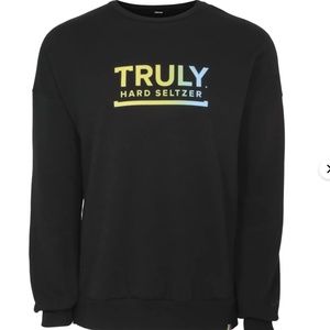 Truly Hard Seltzer black sweatshirt